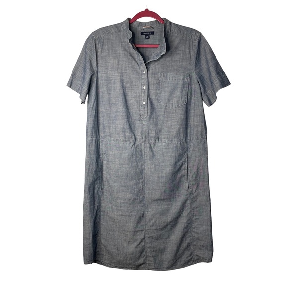 Lands' End Dresses & Skirts - Land’s End Chambray Shirt Dress Size: 12